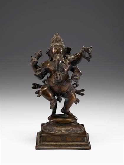 Fine Indian bronze figure of Ganesh