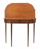 FINE INLAID HEPPLEWHITE MAHOGA
