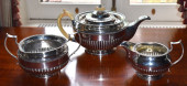 FINE IRISH STERLING THREE PIEC