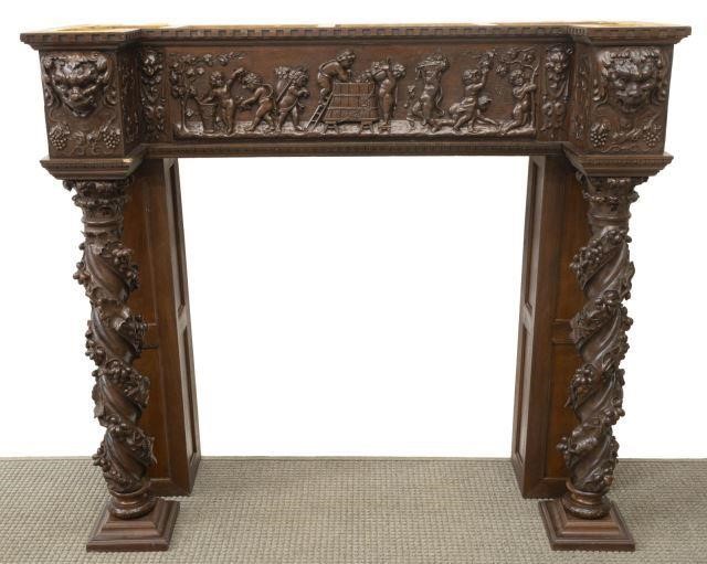 FINE ITALIAN CARVED WALNUT