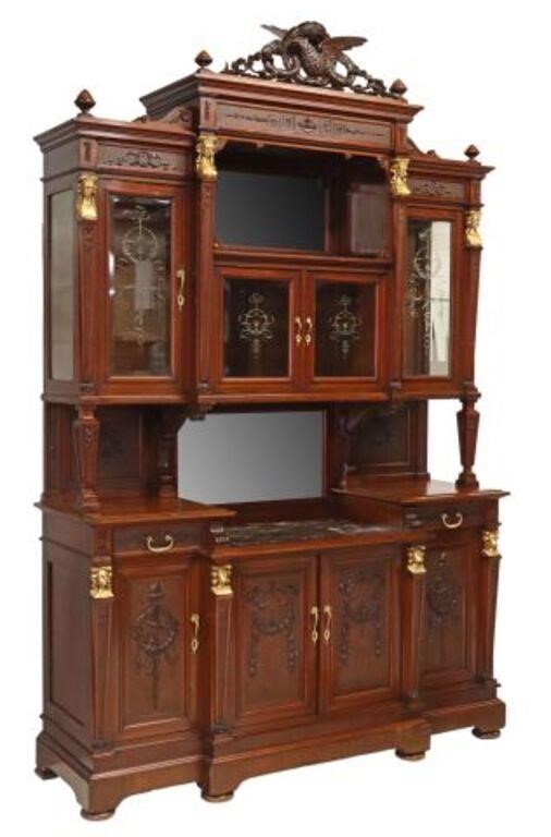 FINE ITALIAN MAHOGANY & ETCHED