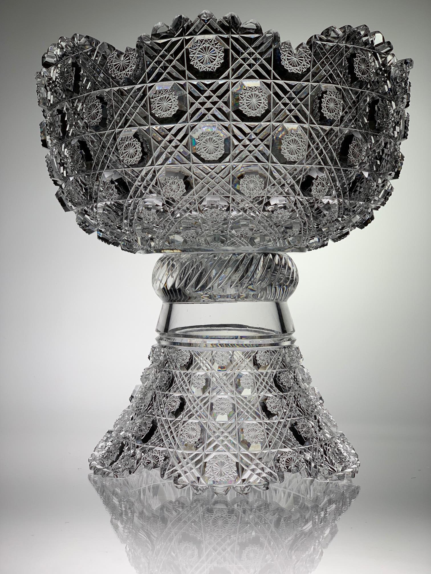 FINE J. HOARE KOHINOOR CUT GLASS
