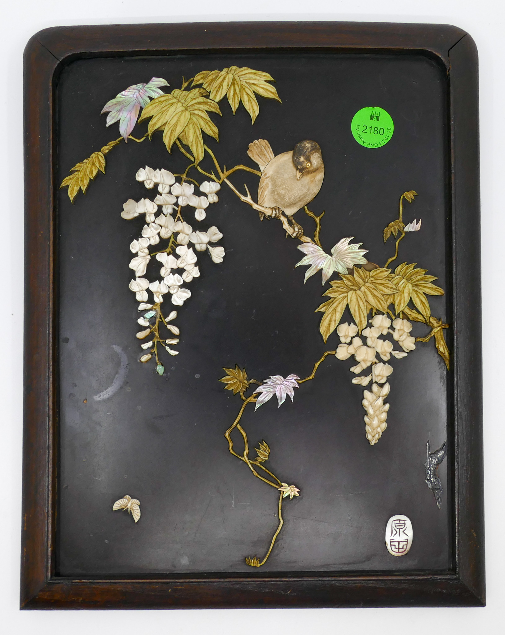 Fine Japanese Applique Lacquered