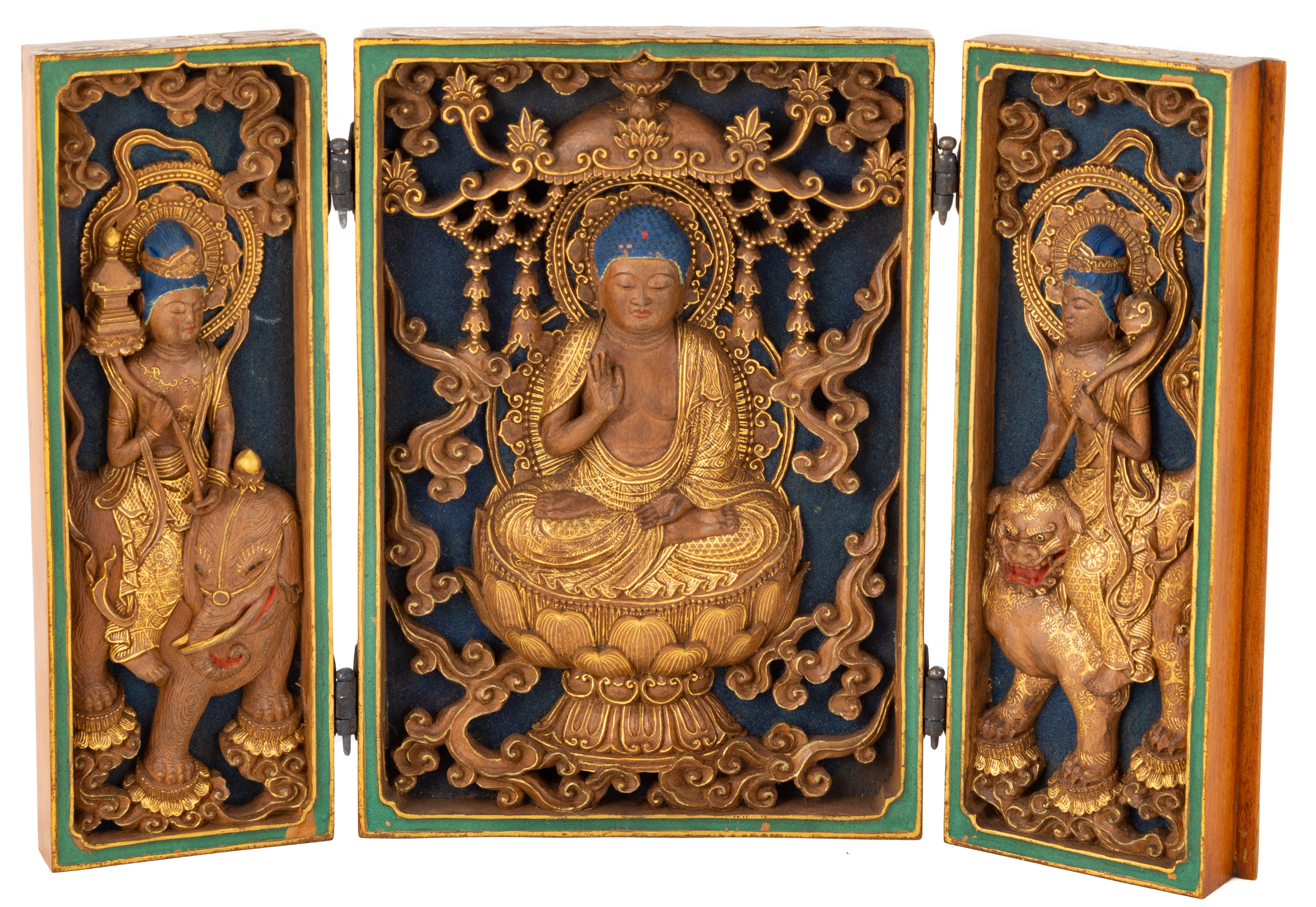 FINE JAPANESE CARVED AND