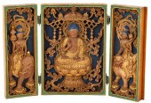 FINE JAPANESE CARVED AND LACQU
