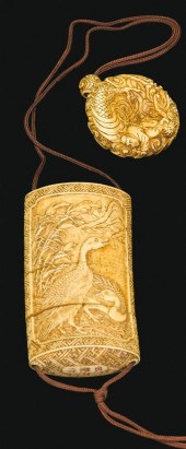 Fine Japanese elephant ivory f