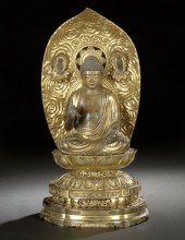 Fine Japanese Giltwood Statue