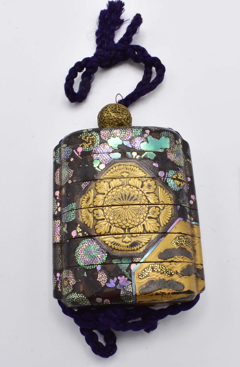 FINE JAPANESE MOTHER-OF-PEARL &