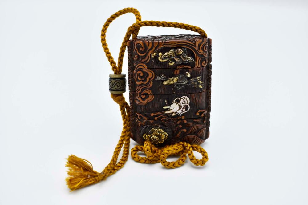 FINE JAPANESE SILVER & GILT METAL