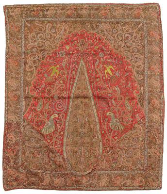 Fine Kashmiri silk embroidery,