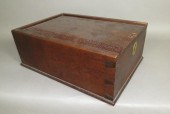 FINE KEYED WALNUT SLIDE-LID DO
