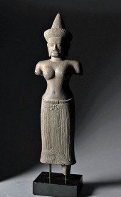 FINE KHMER SANDSTONE SCULPTURE