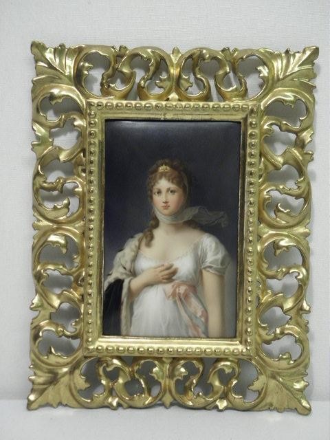 Fine KPM porcelain plaque.