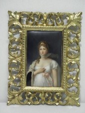 Fine KPM porcelain plaque. Rec