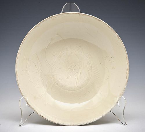 FINE LARGE DING WARE CARVED