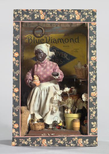 Fine, Large Vargas Polychromed