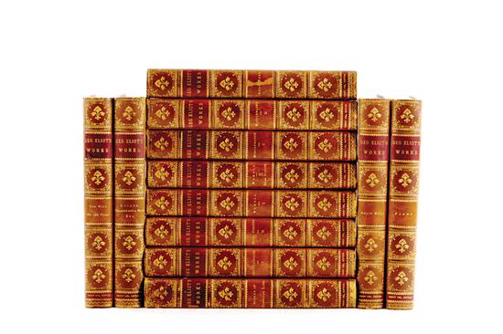 Fine leather-bound books: George