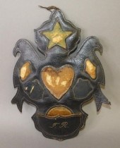 FINE LEATHER WALL POCKET/PIN C