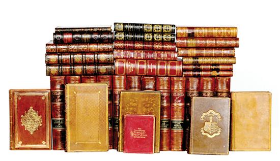 Fine leatherbound books: Poetry