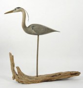 FINE LIFE-SIZE GREAT BLUE HERO