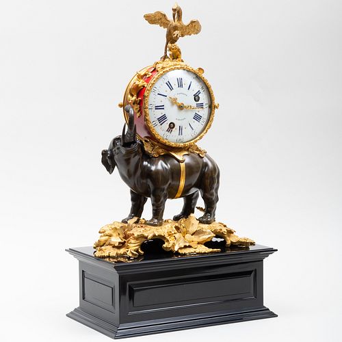 FINE LOUIS XV ORMOLU-MOUNTED BRONZE