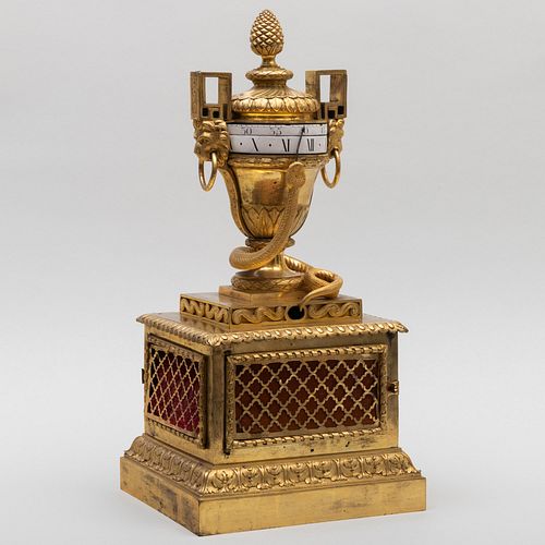 FINE LOUIS XVI ORMOLU PENDULE A