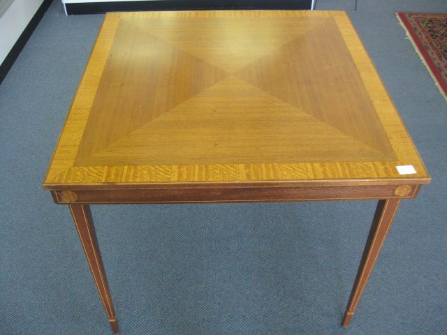Fine Mahogany Card Table folding