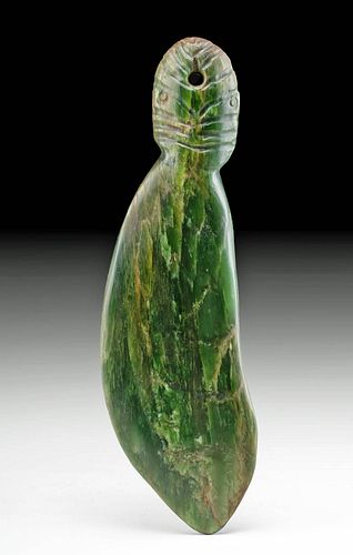 FINE MAORI JADE MERE POUNAMU