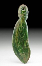 FINE MAORI JADE MERE POUNAMU C