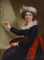 FINE MINIATURE PAINTING ON POR