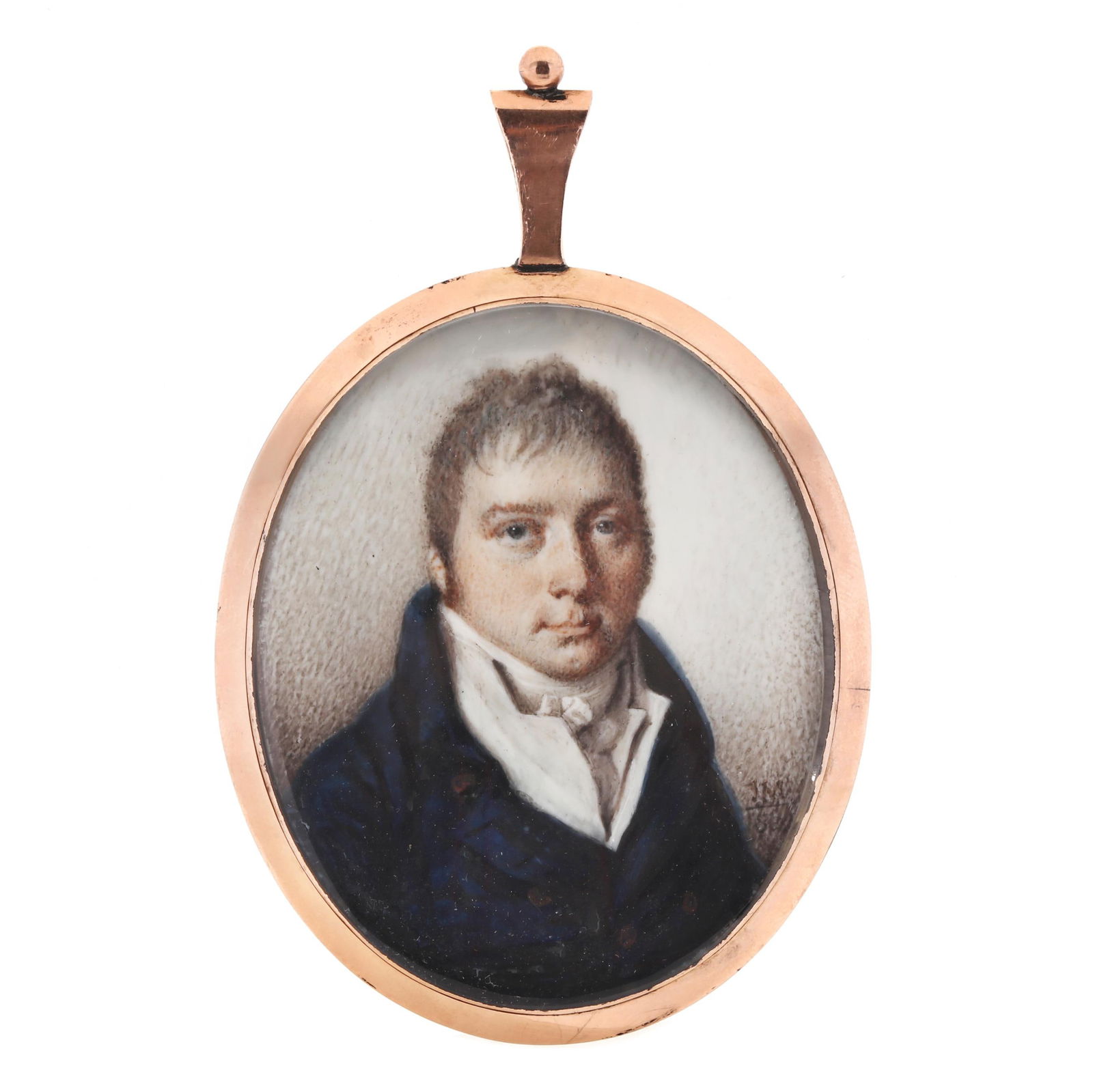 FINE MINIATURE PORTRAIT OF A