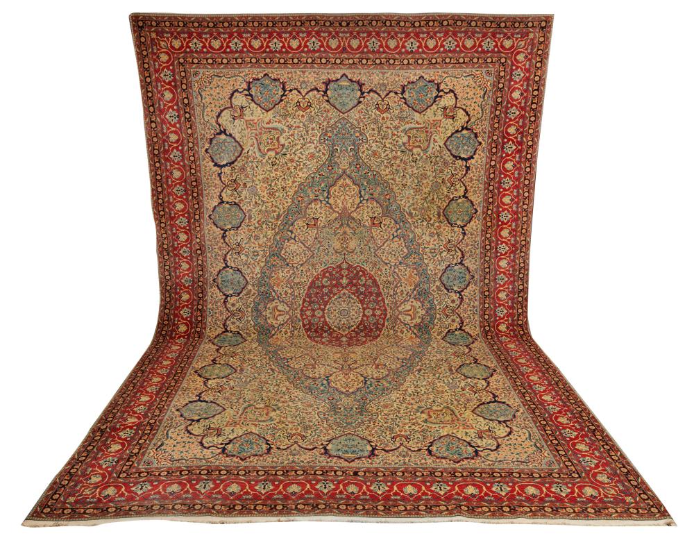 FINE MOHTASHAM KASHAN CARPET,