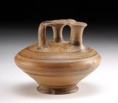 FINE MYCENAEAN POTTERY STIRRUP