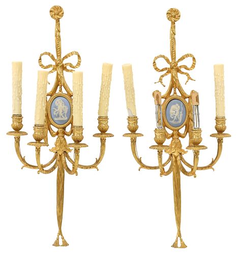 FINE NEOCLASSICAL ORMOLU WEDGWOOD