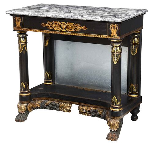 FINE NEW YORK CLASSICAL STENCILED