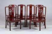 Fine Nine-Piece Teakwood Dinin