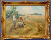 Fine oil on canvas painting of