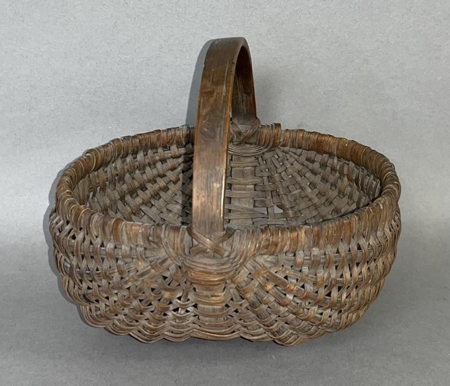 FINE PA HICKORY ORSCHBOK BASKET CA.