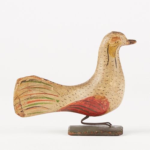 FINE PA OR VA FOLK ART CARVED AND