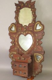 FINE PA TRAMP ART COMB RACK SH