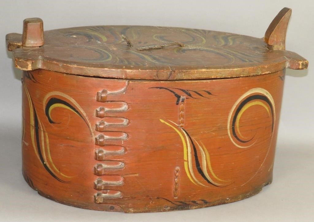 FINE PAINT DECORATED SCANDINAVIAN