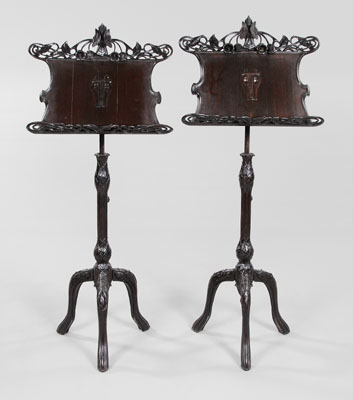 Fine Pair Art Nouveau Music