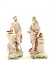 Fine pair Derby figures of Sha