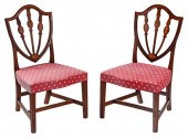 FINE PAIR FEDERAL INLAID MAHOG