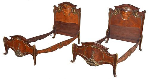 FINE PAIR LOUIS XV STYLE BRONZE