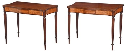 FINE PAIR OF BOSTON FEDERAL