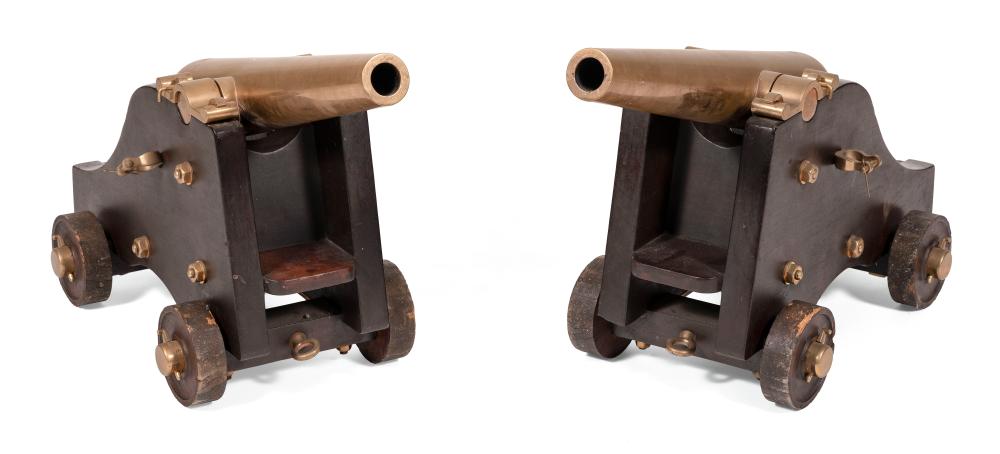 FINE PAIR OF BRASS YACHTING