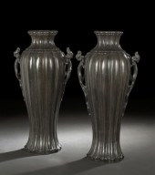 Fine Pair of Chinese Bronze Ri
