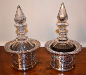 FINE PAIR OF ENGLISH PANEL CUT