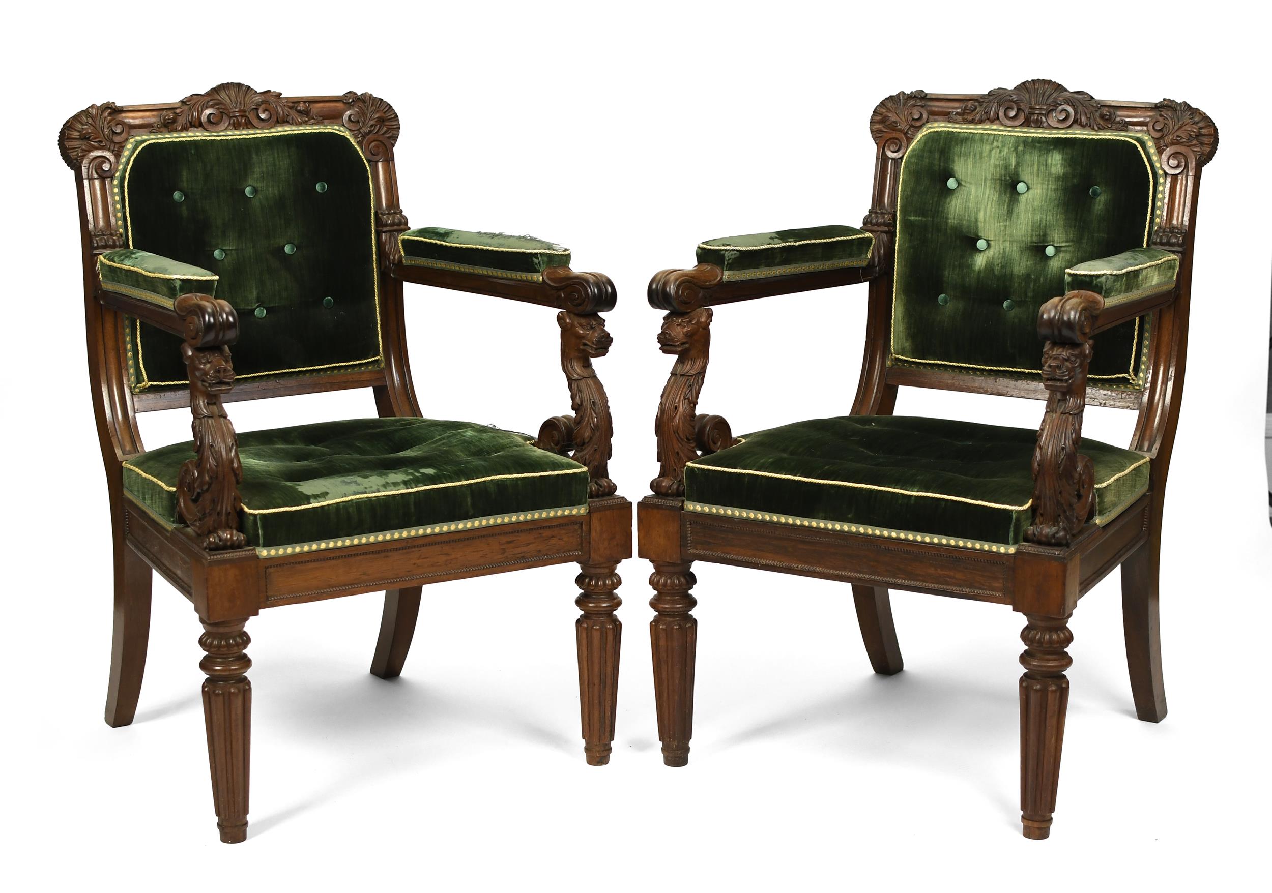 FINE PAIR OF ENGLISH REGENCY